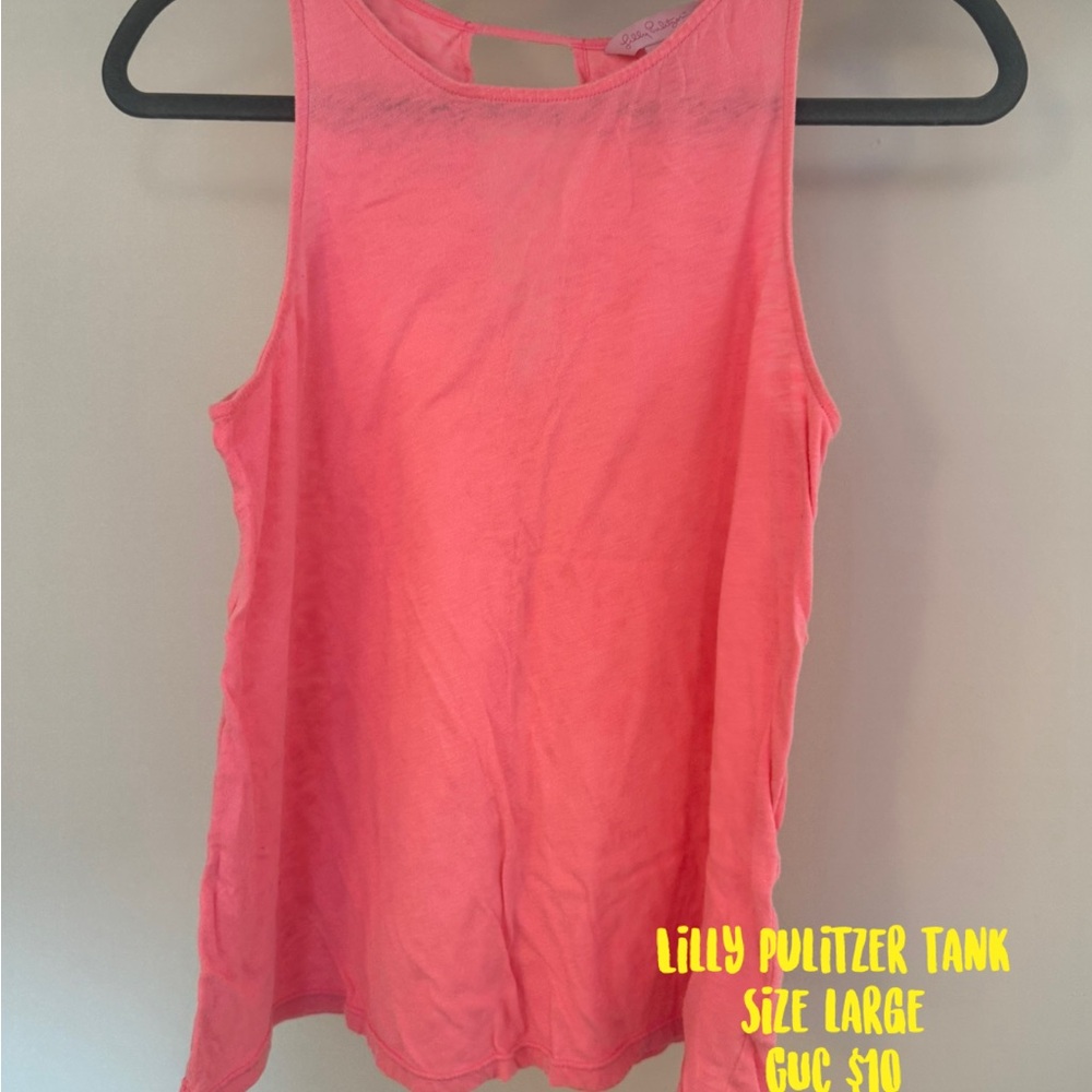 Lilly Pulitzer Coral Tank Top